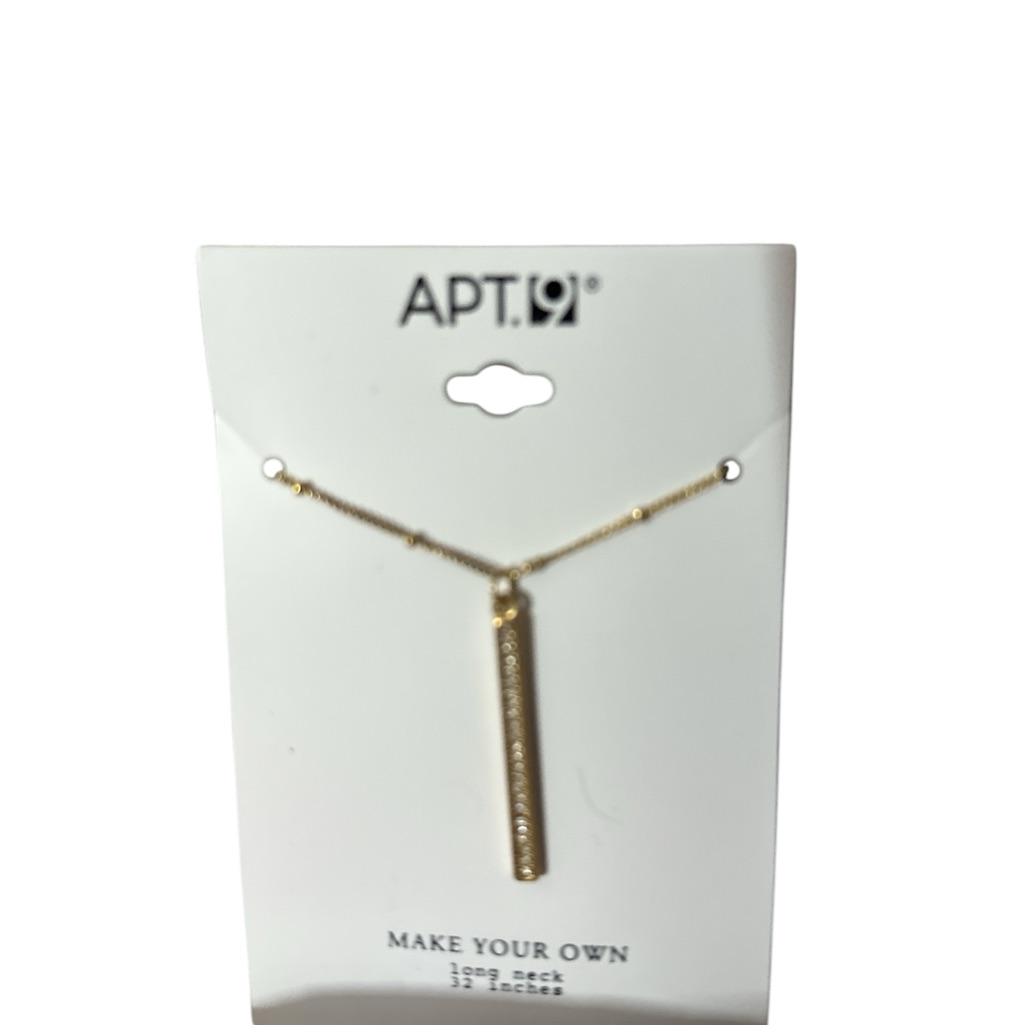 Apt 9 Nwt Make Your Own 32 Inches Golden Long Necklace Cute